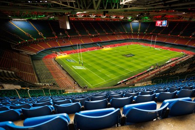 140326 - Wales v Italy - Guinness Six Nations - General view inside Principality Stadium before the match