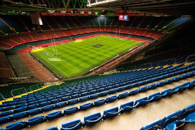 140326 - Wales v Italy - Guinness Six Nations - General view inside Principality Stadium before the match