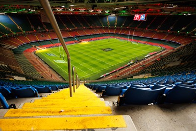 140326 - Wales v Italy - Guinness Six Nations - General view inside Principality Stadium before the match