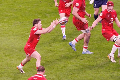 140326 - Wales v Italy - Guinness Six Nations - Dan Edwards of Wales