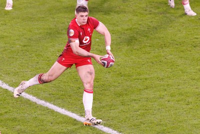 140326 - Wales v Italy - Guinness Six Nations - Joe Hawkins of Wales