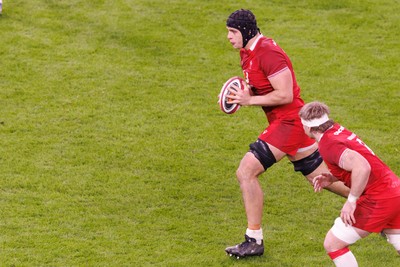 140326 - Wales v Italy - Guinness Six Nations - Dafydd Jenkins of Wales