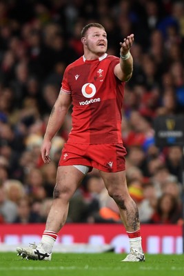 140326 - Wales v Italy - Guinness Men's Six Nations - Dewi Lake of Wales