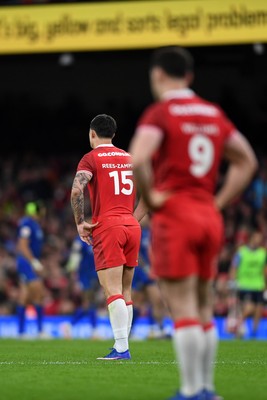 140326 - Wales v Italy - Guinness Men's Six Nations - Louis Rees-Zammit of Wales