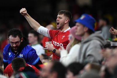 140326 - Wales v Italy - Guinness Men's Six Nations - Wales fans