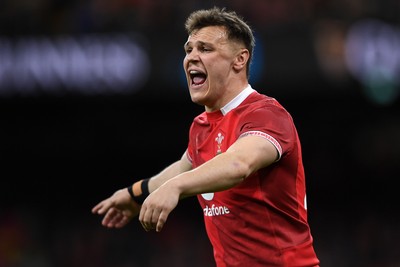 140326 - Wales v Italy - Guinness Men's Six Nations - Jarrod Evans of Wales