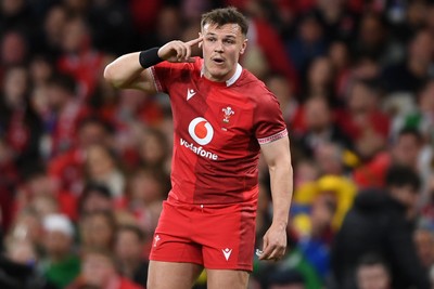 140326 - Wales v Italy - Guinness Men's Six Nations - Jarrod Evans of Wales