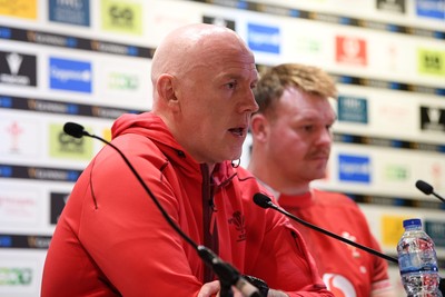140326 - Wales v Italy - Guinness Men's Six Nations - Wales head coach, Steve Tandy speaks in the post match press conference  