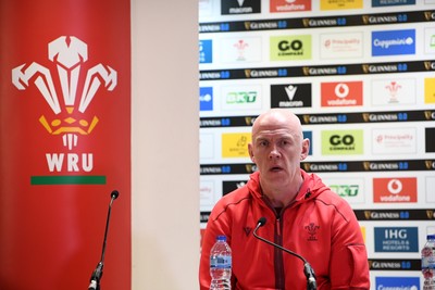 140326 - Wales v Italy - Guinness Men's Six Nations - Wales head coach, Steve Tandy speaks in the post match press conference  
