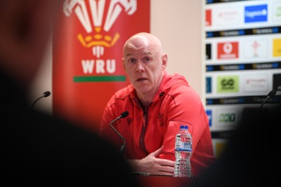 140326 - Wales v Italy - Guinness Men's Six Nations - Wales head coach, Steve Tandy speaks in the post match press conference  