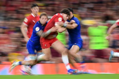 140326 - Wales v Italy - Guinness Men's Six Nations - Eddie James of Wales