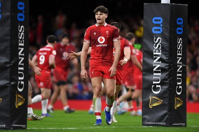 140326 - Wales v Italy - Guinness Men's Six Nations - Eddie James of Wales