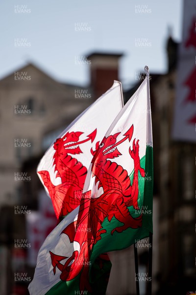 140326 - Wales v Italy - Guinness Six Nations - Fans Ahead of the game 