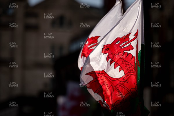 140326 - Wales v Italy - Guinness Six Nations - Fans Ahead of the game 