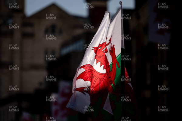 140326 - Wales v Italy - Guinness Six Nations - Fans Ahead of the game 