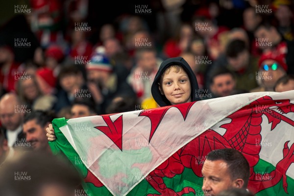 140326 - Wales v Italy - Guinness Six Nations - Fans During the Game