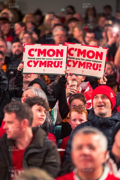 140326 - Wales v Italy - Guinness Six Nations - Fans During the Game