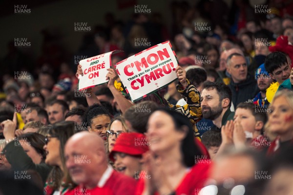 140326 - Wales v Italy - Guinness Six Nations - Fans During the Game