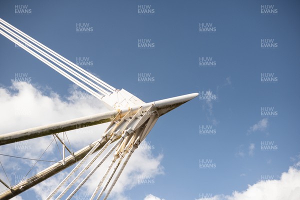 140326 - Wales v Italy - Guinness Six Nations - General view outside Principality Stadium ahead of the game 