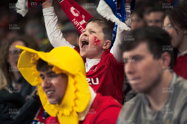140326 - Wales v Italy - Guinness Six Nations - Fans During the Game