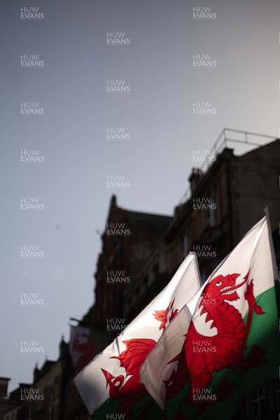 140326 - Wales v Italy - Guinness Six Nations - Fans Ahead of the game 