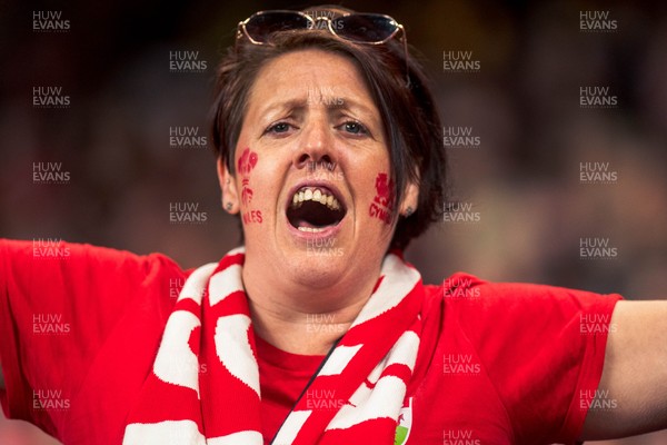 140326 - Wales v Italy - Guinness Six Nations - Fans During the Game