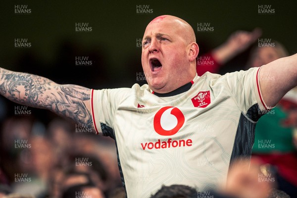 140326 - Wales v Italy - Guinness Six Nations - Fans During the Game