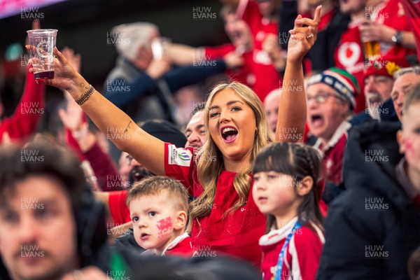 140326 - Wales v Italy - Guinness Six Nations - Fans During the Game