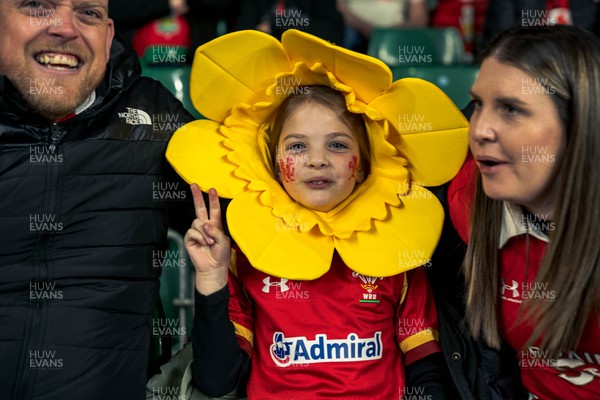 140326 - Wales v Italy - Guinness Six Nations - Fans During the Game
