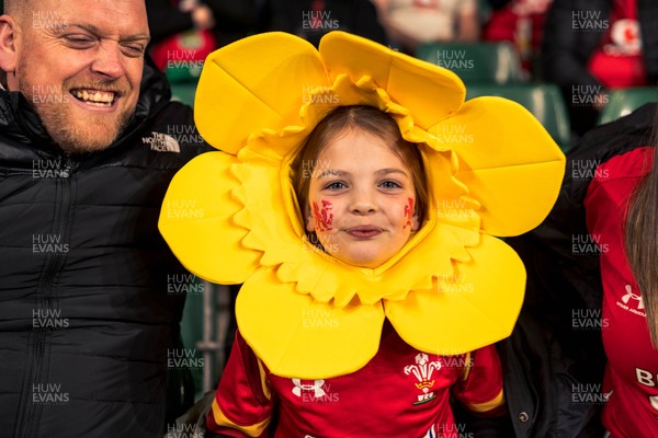 140326 - Wales v Italy - Guinness Six Nations - Fans During the Game