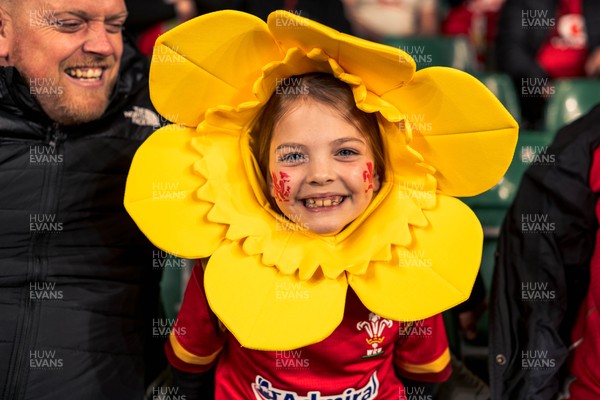 140326 - Wales v Italy - Guinness Six Nations - Fans During the Game