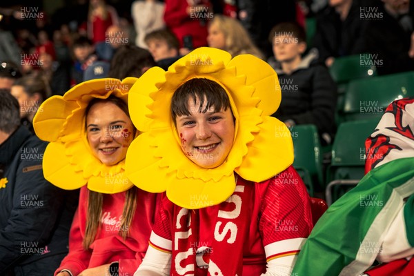 140326 - Wales v Italy - Guinness Six Nations - Fans During the Game