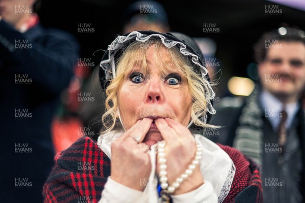 140326 - Wales v Italy - Guinness Six Nations - Fans During the Game