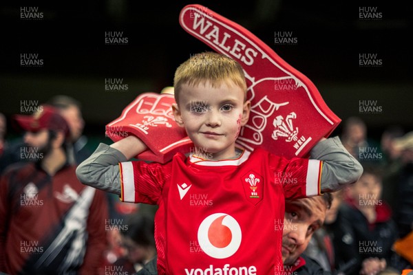 140326 - Wales v Italy - Guinness Six Nations - Fans During the Game