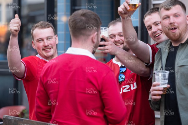140326 - Wales v Italy - Guinness Six Nations - Fans Ahead of the game 
