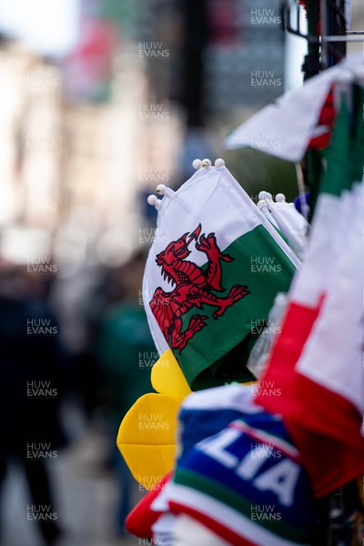 140326 - Wales v Italy - Guinness Six Nations - Fans Ahead of the game 