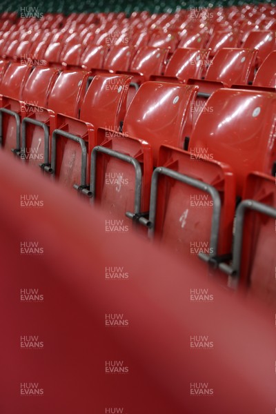 140326 - Wales v Italy - Guinness Six Nations Championship - General View of the Principality Stadium before the game