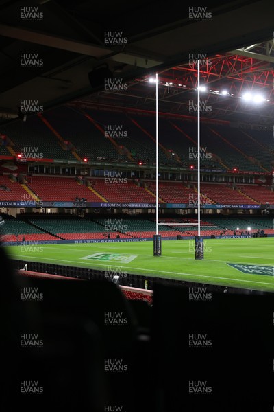 140326 - Wales v Italy - Guinness Six Nations Championship - General View of the Principality Stadium before the game