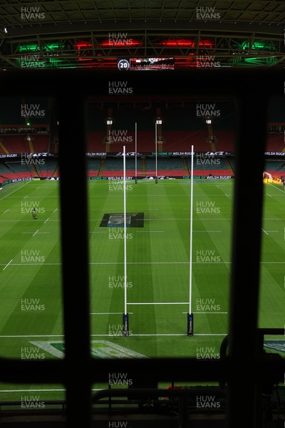 140326 - Wales v Italy - Guinness Six Nations Championship - General View of the Principality Stadium before the game