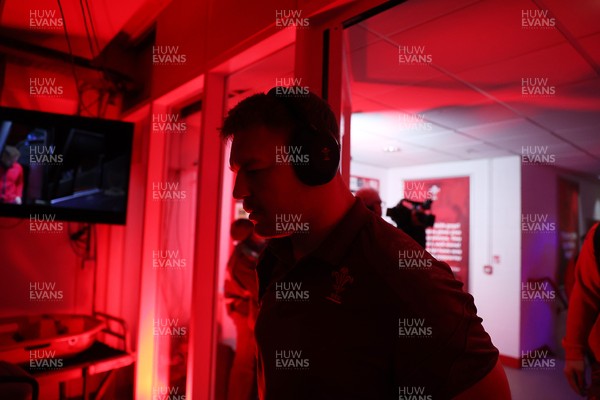 140326 - Wales v Italy - Guinness Six Nations Championship - Dewi Lake of Wales arrives at the stadium