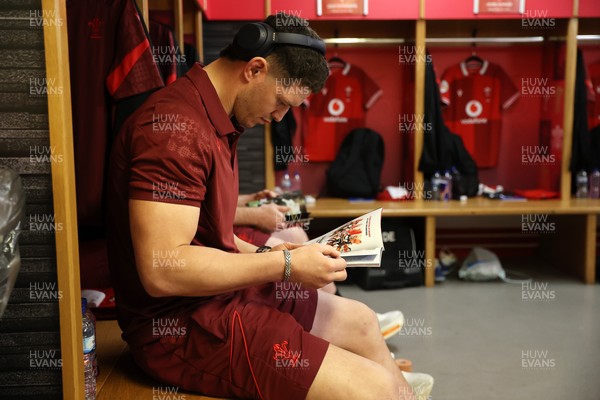 140326 - Wales v Italy - Guinness Six Nations Championship - James Botham of Wales arrives at the stadium