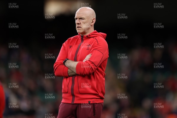 140326 - Wales v Italy - Guinness Six Nations Championship - Wales Head Coach Steve Tandy