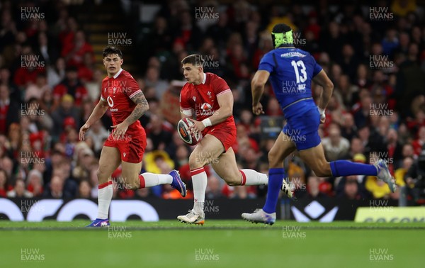 140326 - Wales v Italy - Guinness Six Nations Championship - Joe Hawkins of Wales 
