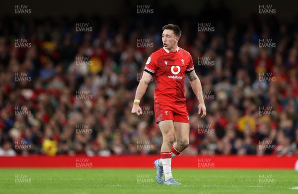 140326 - Wales v Italy - Guinness Six Nations Championship - Josh Adams of Wales 