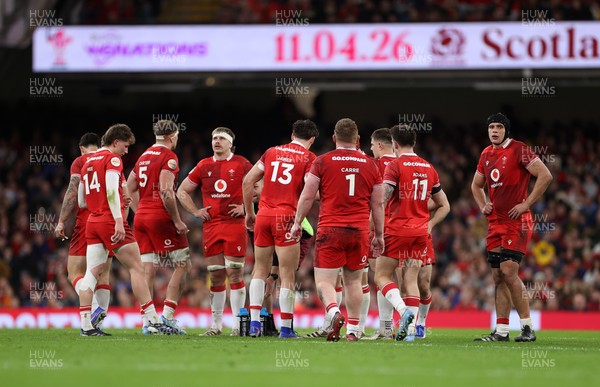 140326 - Wales v Italy - Guinness Six Nations Championship - Wales during the game