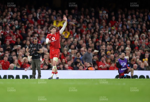 140326 - Wales v Italy - Guinness Six Nations Championship - Ellis Mee of Wales 