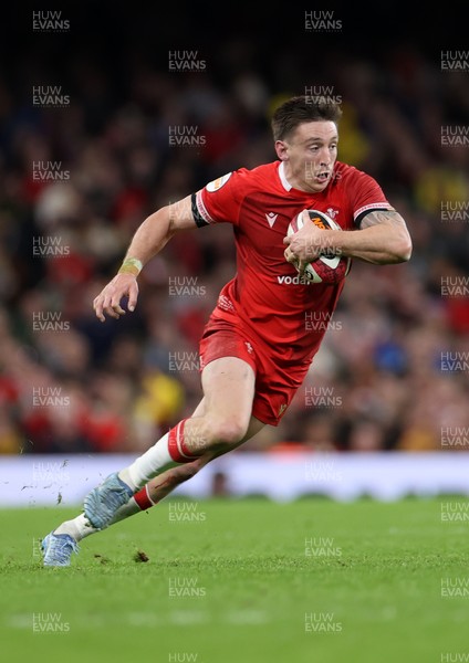 140326 - Wales v Italy - Guinness Six Nations Championship - Josh Adams of Wales 