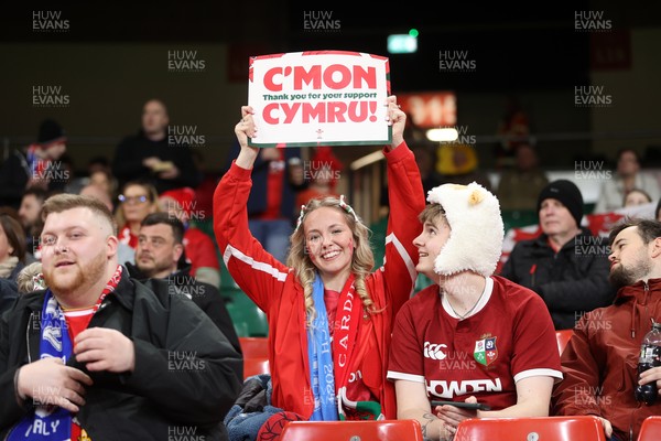 140326 - Wales v Italy - Guinness Six Nations Championship - Fans