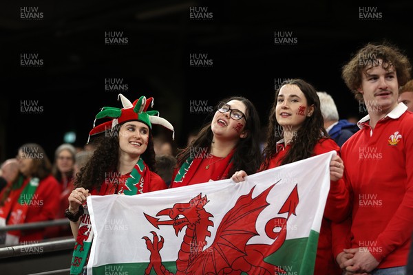 140326 - Wales v Italy - Guinness Six Nations Championship - Fans
