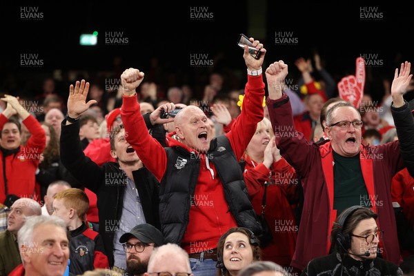 140326 - Wales v Italy - Guinness Six Nations Championship - Fans